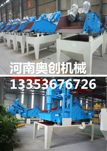 奧創(chuàng)細砂回收機展示