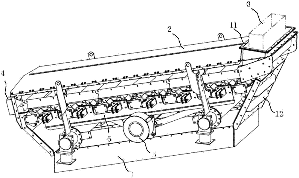 工業(yè)原料弛張篩結構圖