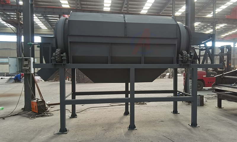 無軸碳鋼滾筒篩分機(jī)